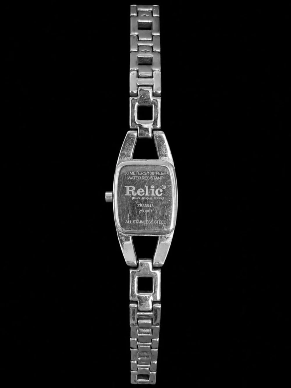 vintage RELIC stainless steel water resistant 100 feet - UNTESTED